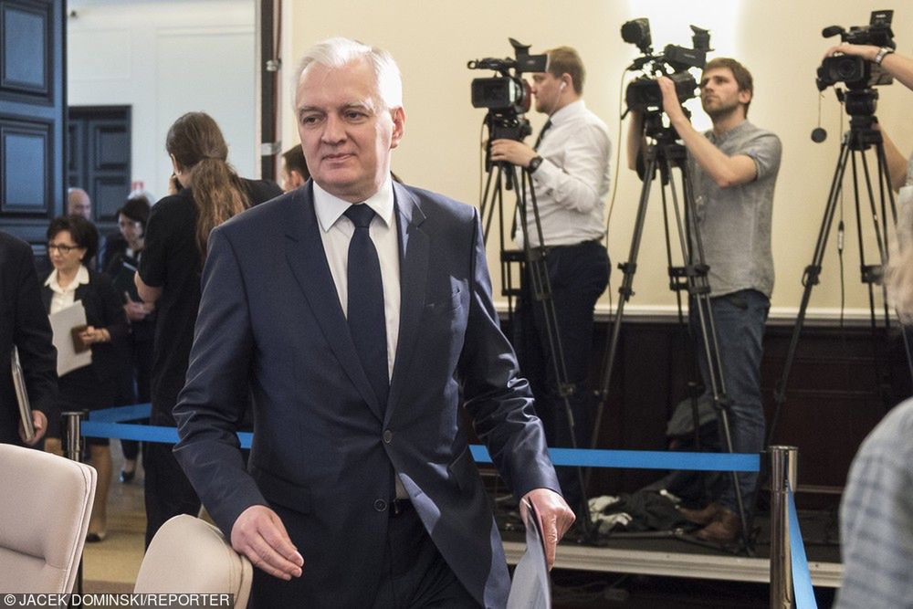 Gowin krytycznie o niemieckiej minister