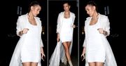 LOOK OF THE DAY: Hailey Baldwin w bieli