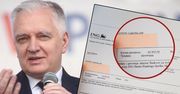 Jarosław Gowin zwrócił nagrodę sprzed roku. Publikuje dowód wpłaty