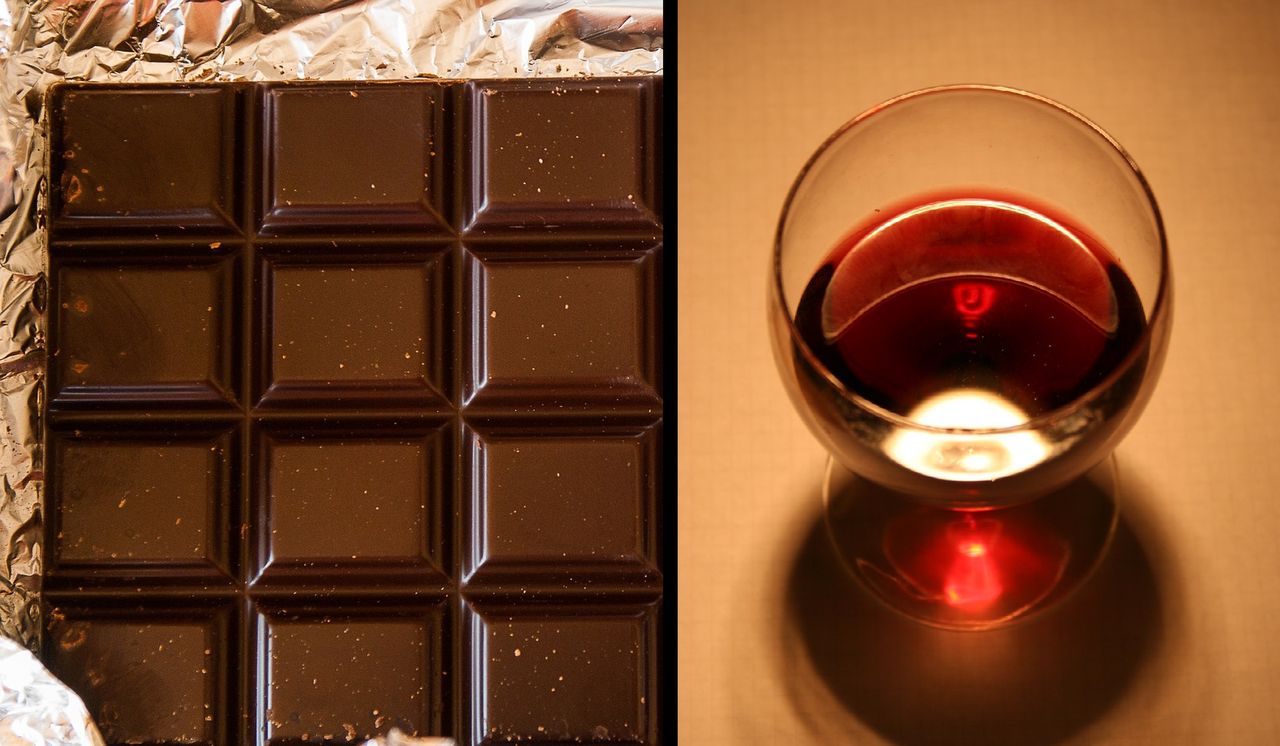 Chcesz schudnąć? Pij wino i jedz czekoladę