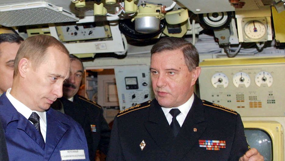Władimir Putin na poligonie wojskowym, gdzie doszło do wybuchu
