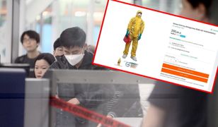 Koronawirus. Już nie tylko maseczki, sprzedają nawet specjalne kombinezony. Znany internista komentuje