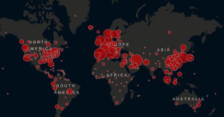 Mapa koronawirusa. Szósta ofiara śmiertelna w Polsce. Na świecie: Włochy przegoniły Chiny