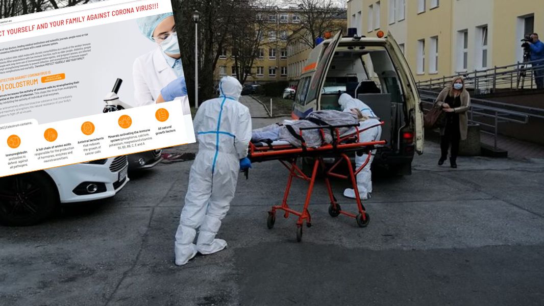 GIS zleci kontrolę w sprawie promowania suplementu jako służącemu "ochronie przed koronawirusem".