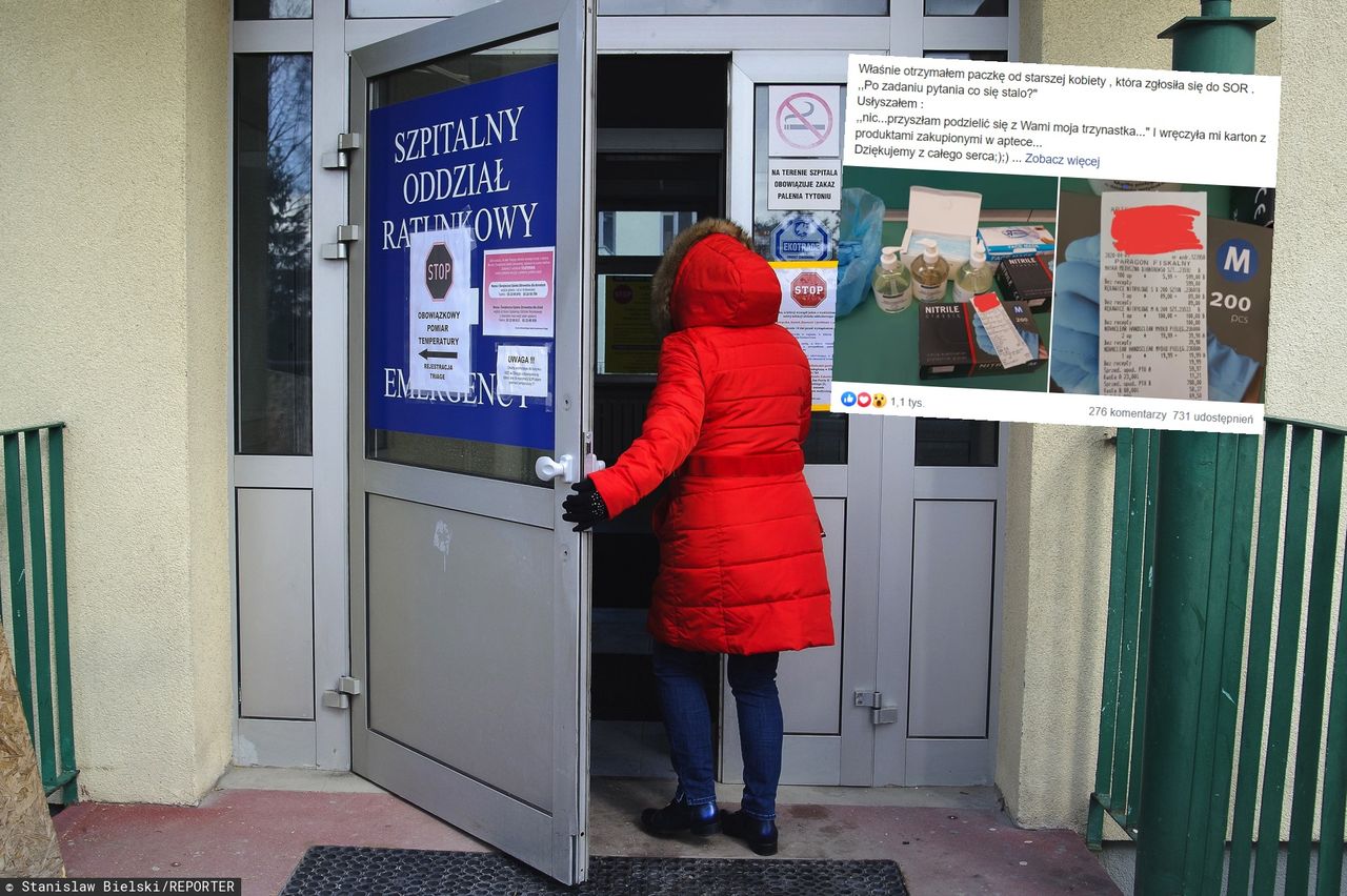 Koronawirus. Wydała trzynastkę na pomoc ratownikom. Jest też drugie dno