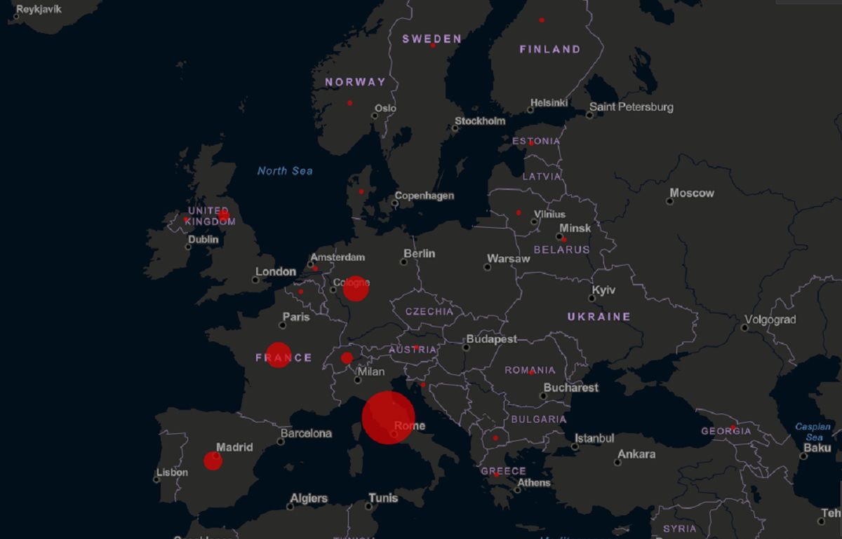Koronawirus coraz bliżej Polski. Mapa online pozwala śledzić potwierdzone przypadki zakażenia