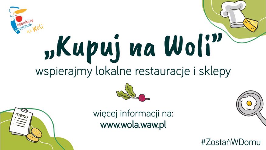 Rusza akcja "Kupuj na Woli", która wesprze lokalnych przedsiębiorców.