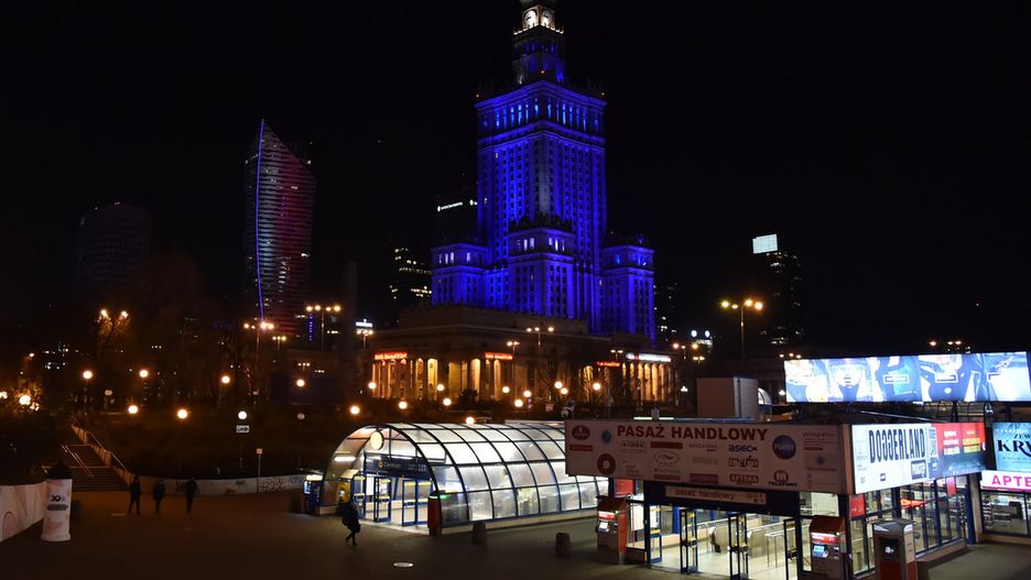 Warszawa. Pałac Kultury i Nauki zabłyśnie na niebiesko
