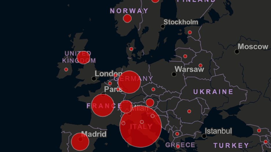 Koronawirus w Europie. Rośnie liczba ofiar