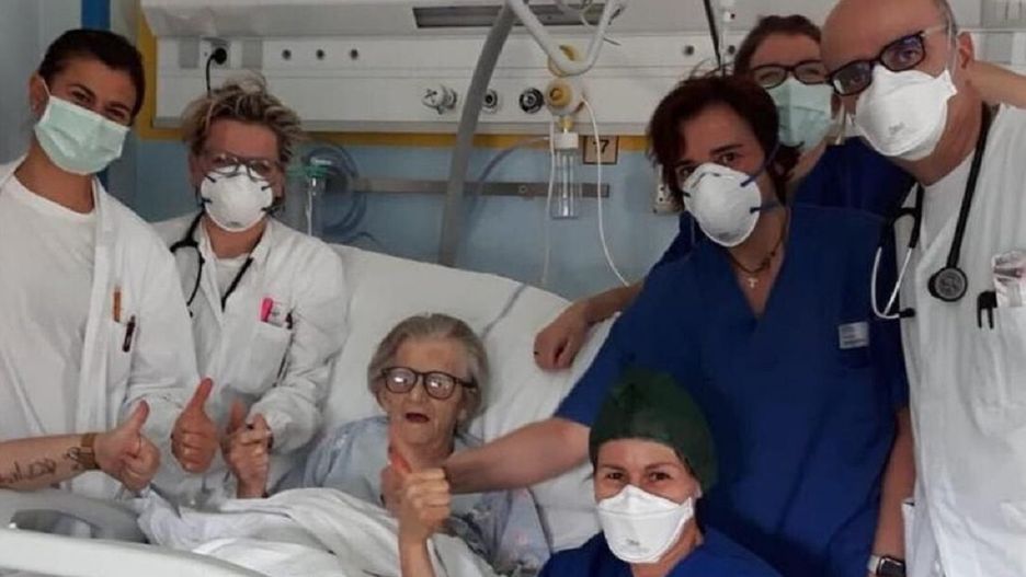 Koronawirus we Włoszech. 95-latka opowiedziała o tym, jak wygrała z chorobą