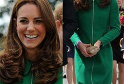 Księżna Kate cała na zielono!