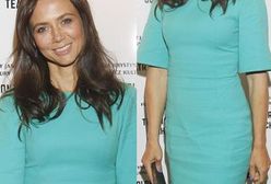 Zachwycająca Kinga Rusin w miętowej sukience!