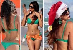 Claudia Romani jako Mikołaj w bikini!