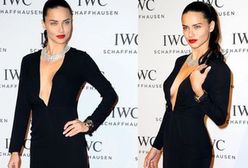 Adriana Lima w sukience z dekoltem do pępka!