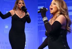 Mariah Carey w zbyt obcisłej sukience