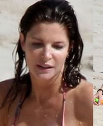 Co za ciało! Stephanie Seymour w bikini!