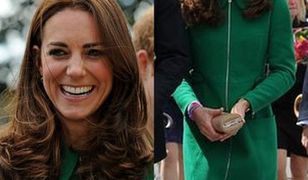 Księżna Kate cała na zielono!