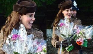 Księżna Kate z mężem na świątecznej mszy