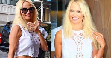 Pamela Anderson pokazała brzuch!