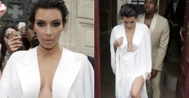 Kim Kardashian i Kanye West w Wersalu!
