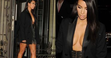 Kim Kardashian z bardzo odważnym dekoltem!
