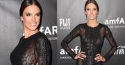 Alessandra Ambrosio w przezroczystej sukience