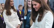 Księżna Kate z wyraźnie zaokrąglonym brzuszkiem