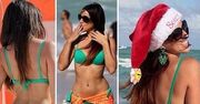 Claudia Romani jako Mikołaj w bikini!
