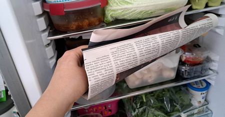 Moja mama zawsze wkłada do lodówki starą gazetę. Pozbyła się tak męczącego problemu