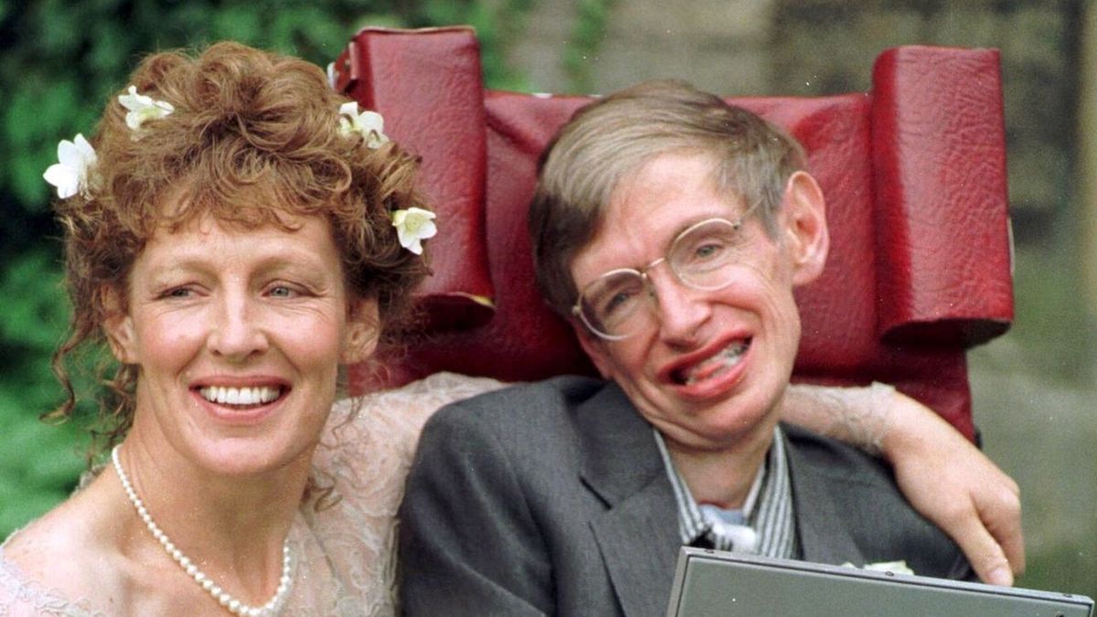Stephen Hawking i jego druga żona, Elaine Mason