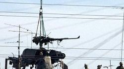 Transport jednego z dwóch rozbitych śmigłowców