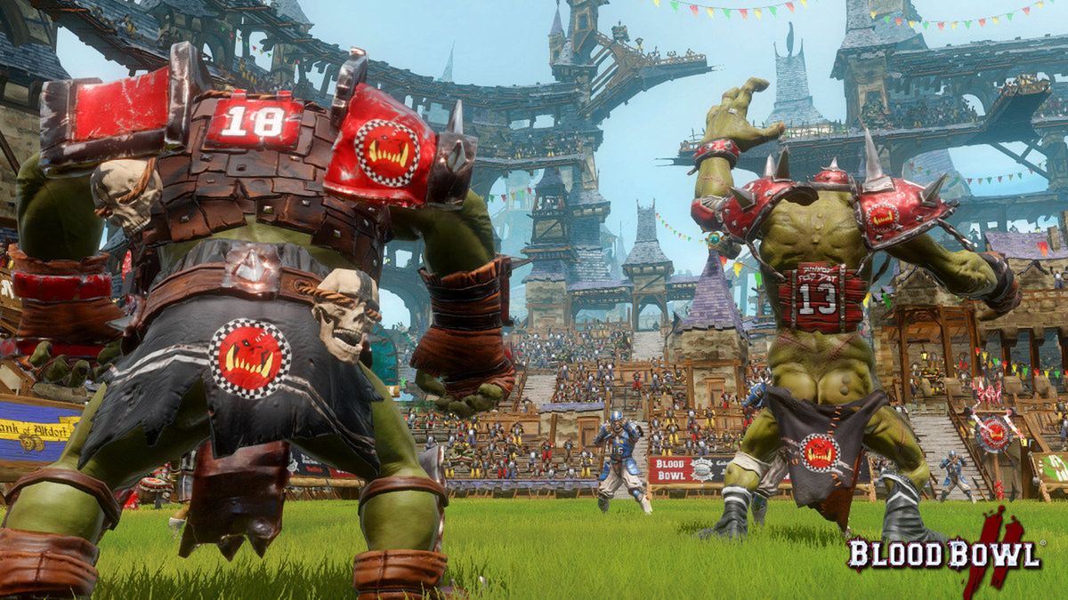 Blood Bowl 2 - zielona jest trawa, czerwona jest krew, piłka jajowata, a drużyny dwie