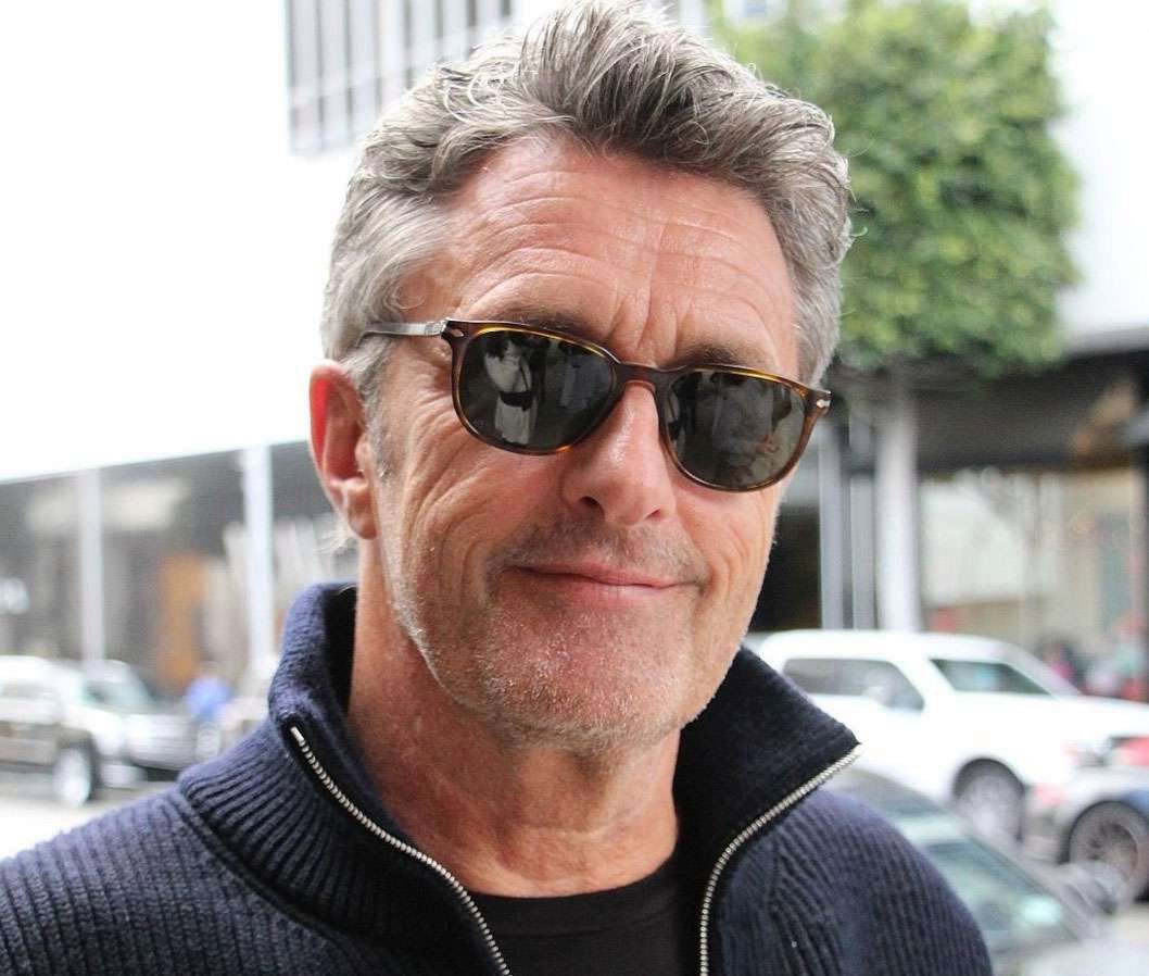 Paweł Pawlikowski w restauracji w Los Angeles