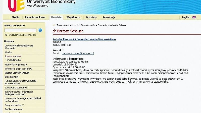 List pojawił się na stronie Uniwersytetu Ekonomicznego