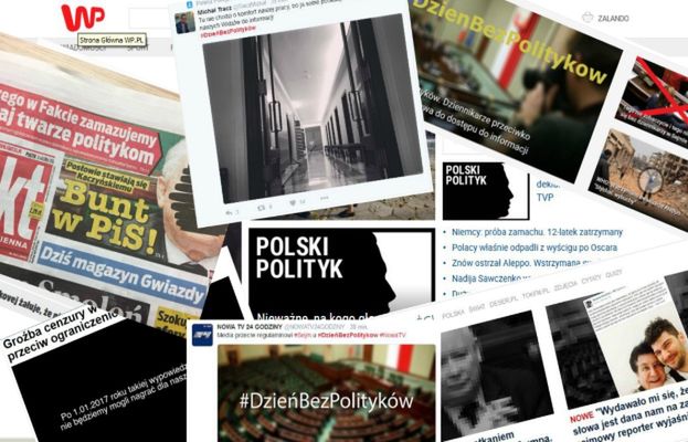 Protest dziennikarzy połączył redakcje. "Media pokazują coś, czego autor wypowiedzi nie chce ujawnić"