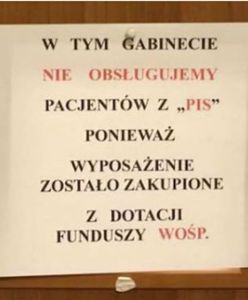 Lekarz z Gdyni "nie chciał przyjmować pacjentów z PiS". Teraz tłumaczy: to miał być żart