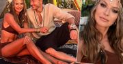 Lewandowscy na imprezie w stylu Tulum. Ania zaszalała z makijażem i biżuterią, ale to fryzurą zrobiła prawdziwy szał