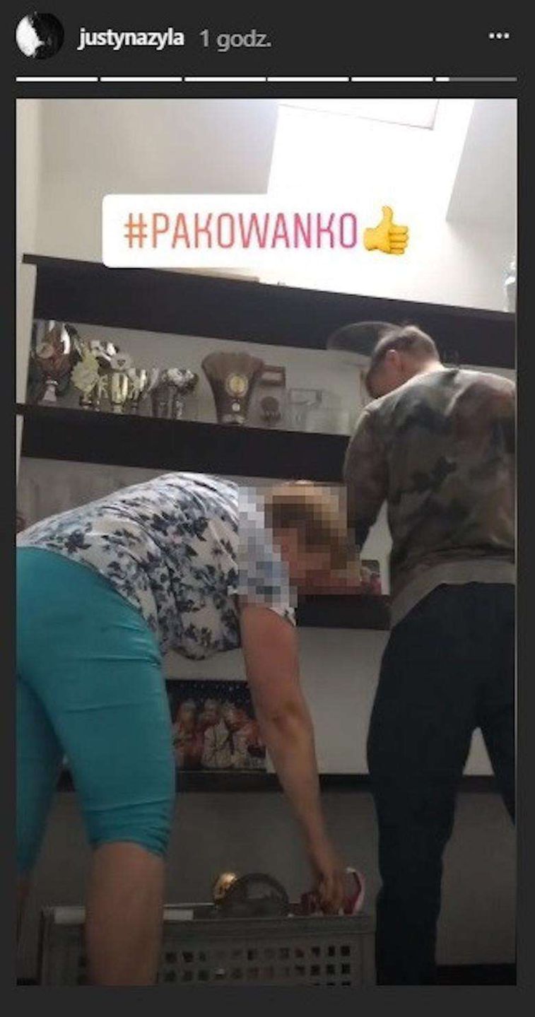 Pakowanko – Justyna Żyła nagrała męża z ukrycia