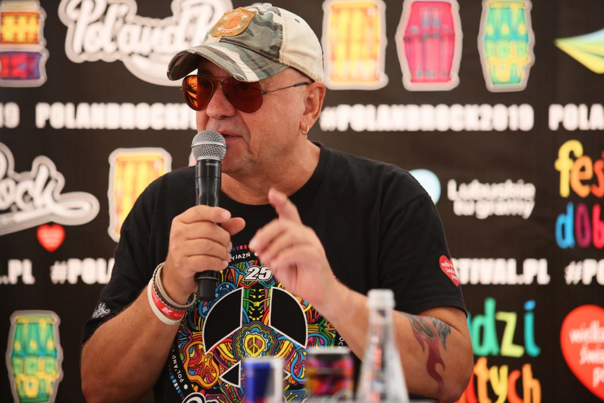 Pol'and'Rock Festival 2019. Kostrzyn nad Odrą. Jerzy Owsiak komentuje śmierć 2 osób