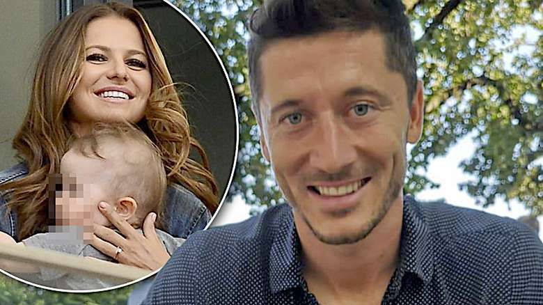 Robert Lewandowski urodziny, prezent od Klary