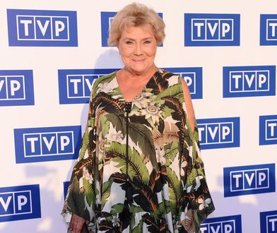 Teresa Lipowska przewróciła się na ramówce TVP. Wystarczyła chwila nieuwagi