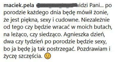 Maciej Pela broni żony 