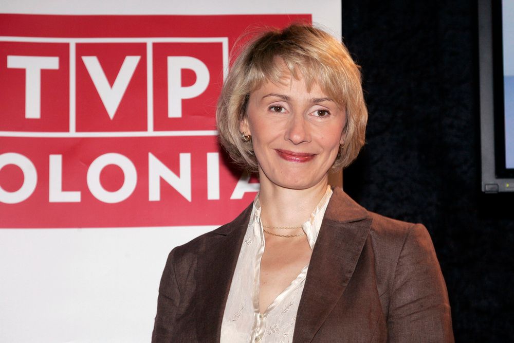 fot: AKPA Opis: Jubileusz 15 - lecia TV Polonia, 29.06.2008 r., fot. Andrzej Engelbrecht/AKPA Na zdj. Agnieszka Romaszewska-Guzy 