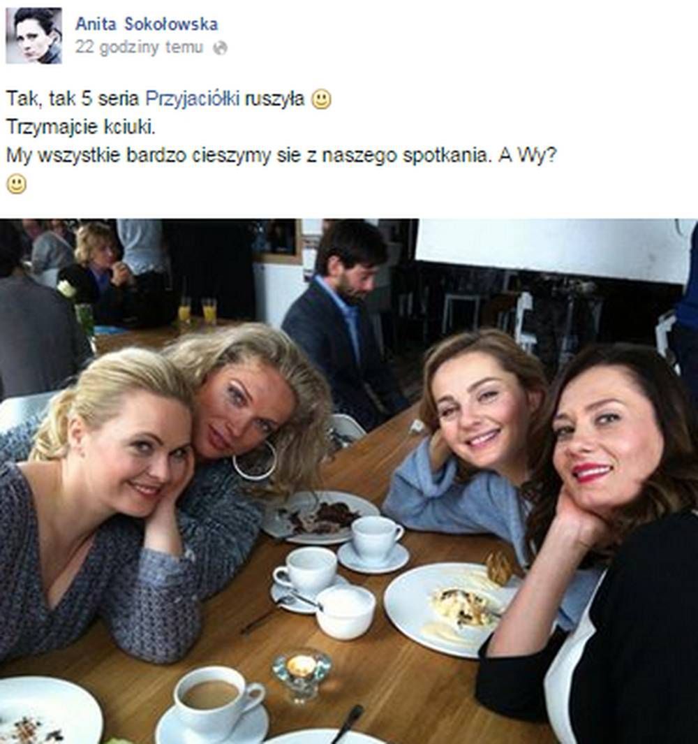 Magdalena Stużyńska, Małgorzata Socha, Joanna Liszowska i Anita Sokołowska