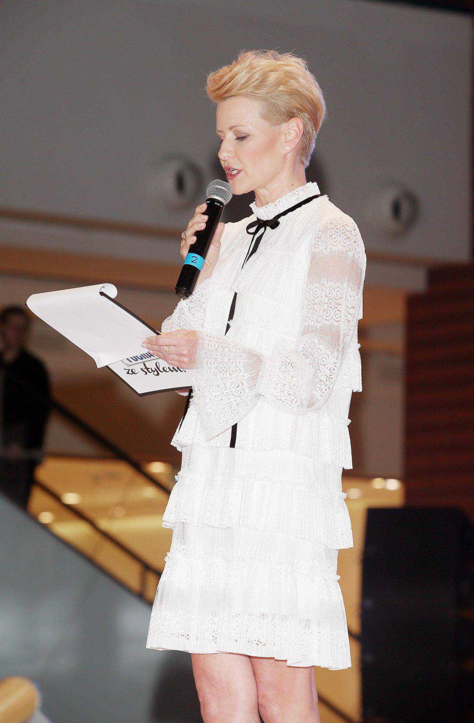 Małgorzata Kożuchowska w centrum handlowym Bonarka