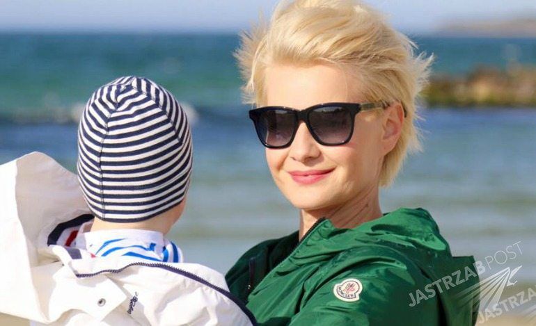 malgorzata kozuchowska z synem Jasiem