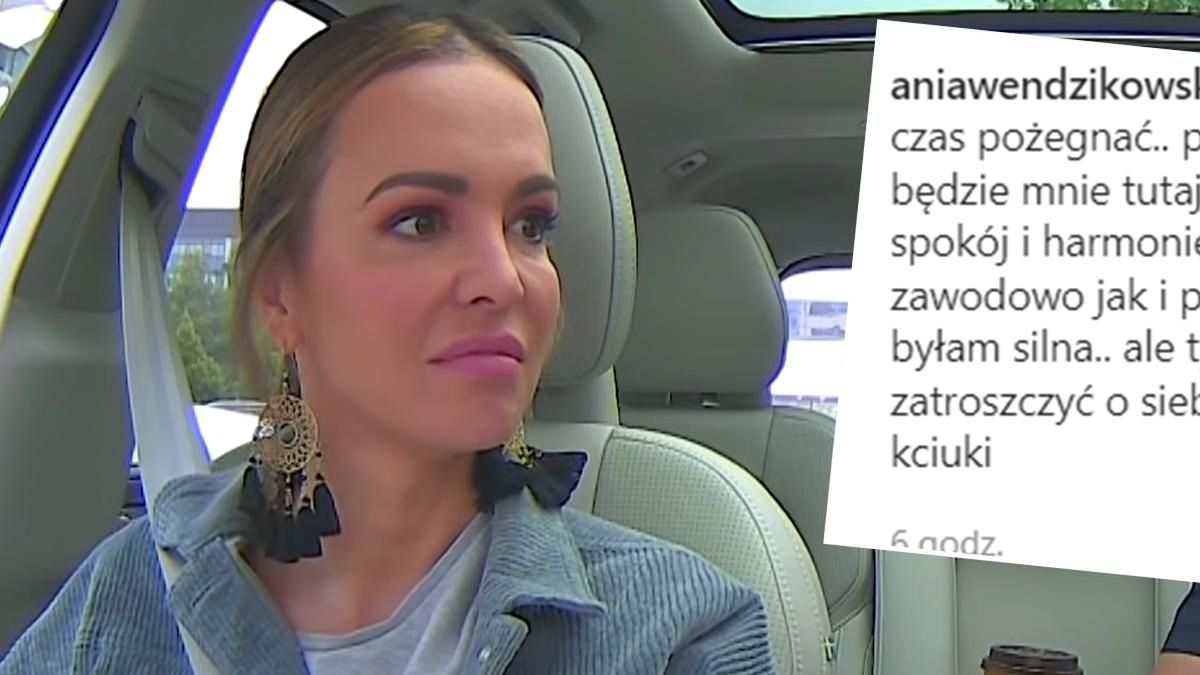 Anna Wendzikowska wycofuje się z mediów