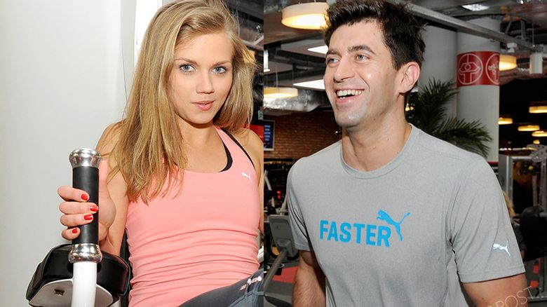 Trening z Agnieszką Kaczorowską i Krzysztofem Wieszczkiem, fot. AKPA