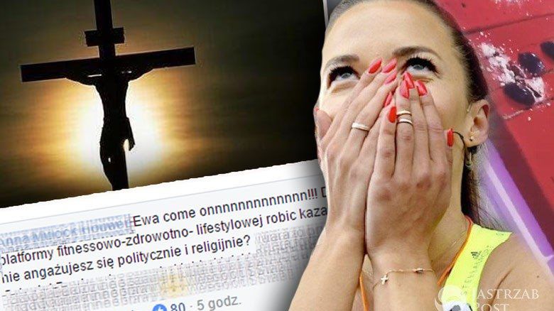 Ewa Chodakowska wrzuciła zdjęcie krzyża, a jej fanki zaczęły ją krytykować