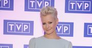 Małgorzata Kożuchowska pokazała długie nogi na ramówce TVP